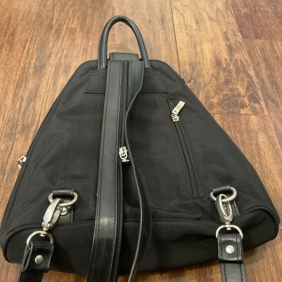 Baggallini  Black Nylon Backpack, super cute! Light and small to carry